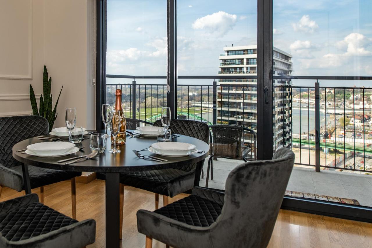 Luxury Stay In Belgrade Waterfront With Views Belgrado Exterior foto