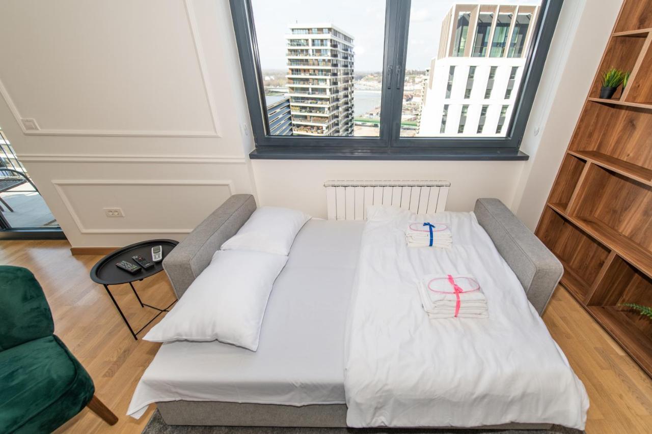 Luxury Stay In Belgrade Waterfront With Views Belgrado Exterior foto